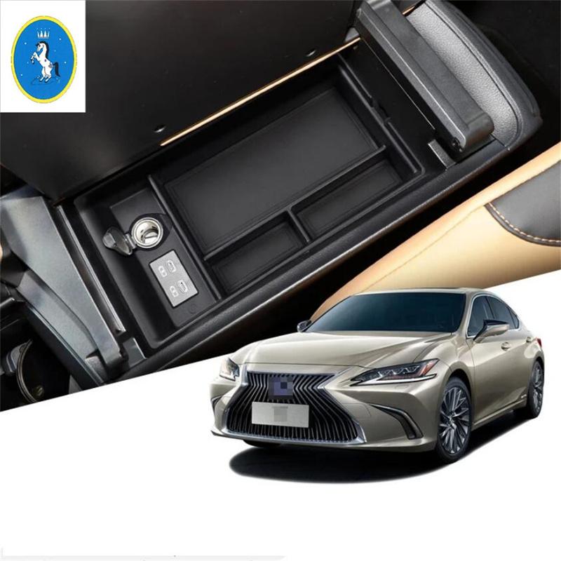 Auto Mittelarmlehne Aufbewahrungsbox Mittelkonsole Aufbewahrungs-Organizer-Schale Zubehör Für Lexus ES ES250 ES300h ES350 - 2025