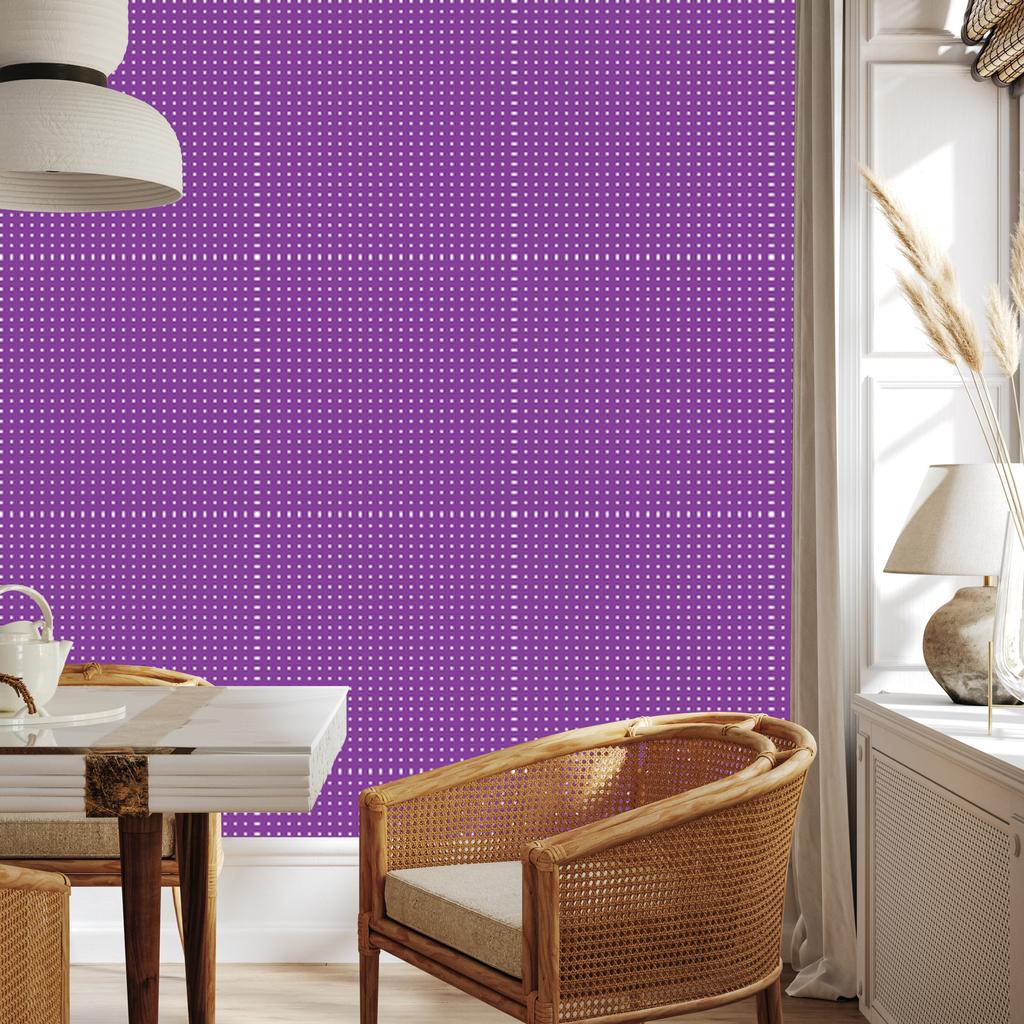 Violet Dots Wallpaper for Living Room and Bedroom 50x1000