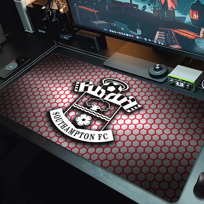 Southampton fc Logo Color Mouse Pad Large Gaming Table Cushion Non-slip Laptop Tablet Big Mousepad XXL Mat Mini PC Playmat With Lock edge