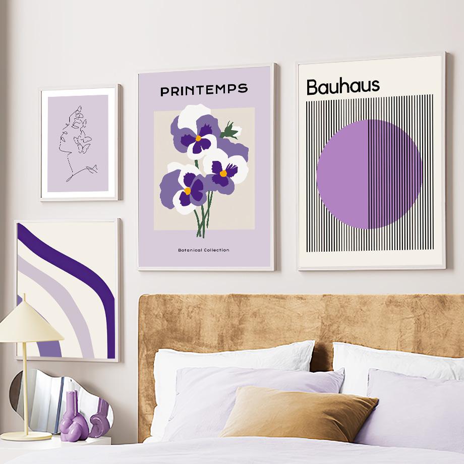 Henri Matisse Bauhaus Linie Paris Blume Nordische Poster und Drucke Wand Kunst Leinwand Malerei Für Wohnzimmer Dekorative Bilder