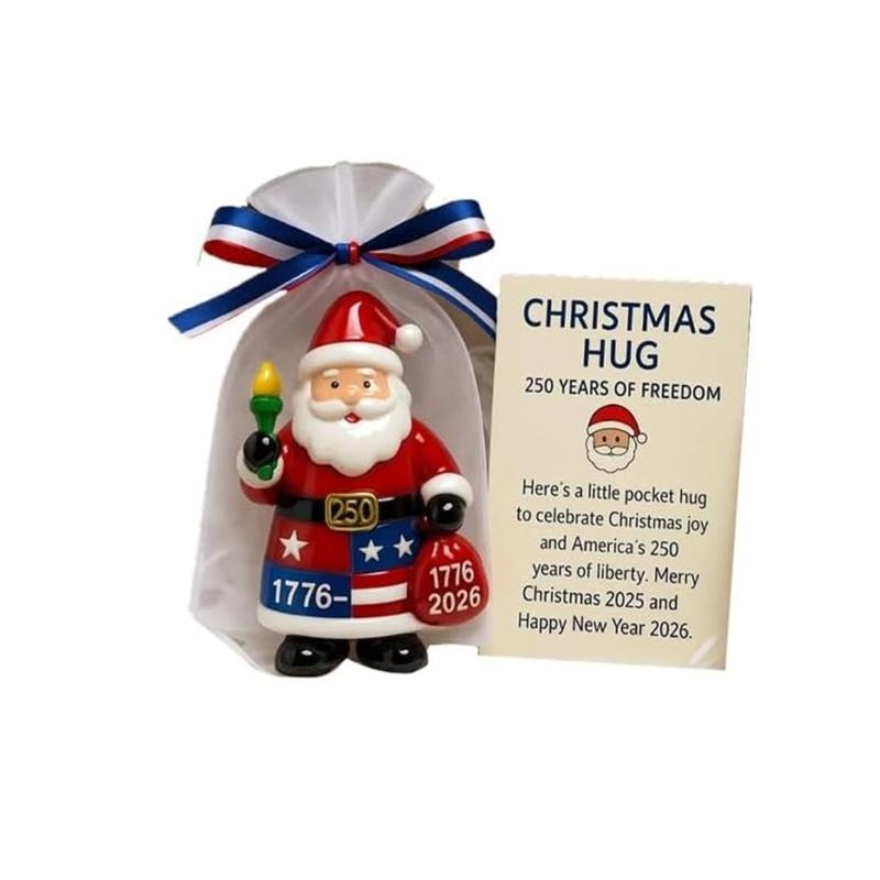

Portable Santa Embraces Hanging Decors Durable Festival Accent User Friendly Holiday Homes Celebration