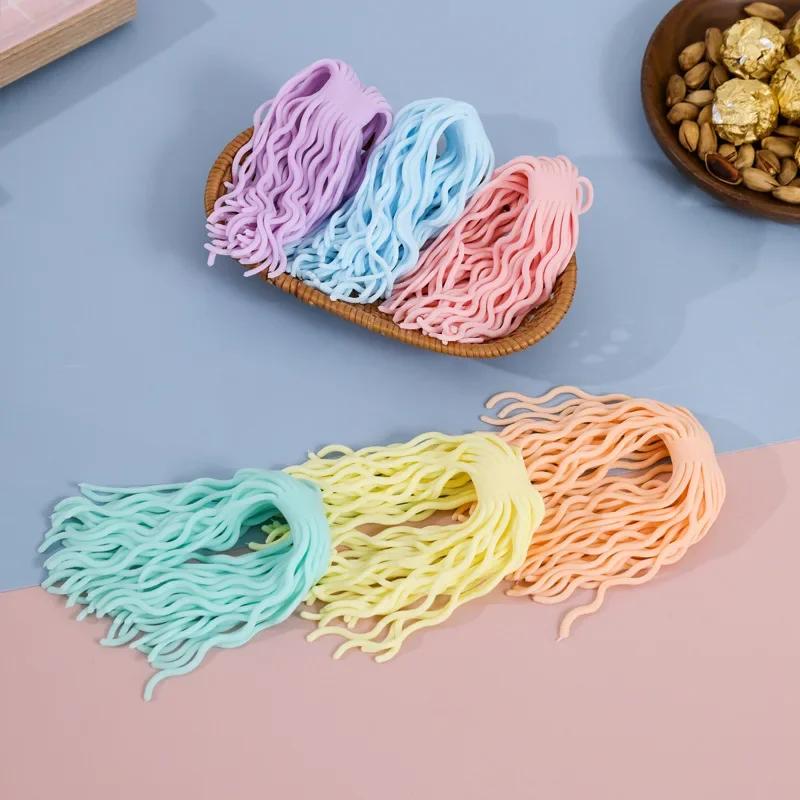 3p New TPR Elastic Simulation Noodles Children Tabletop Games Stress Relieving Elastic Rope Vent Kids Outdoor Activities Cure CN