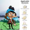 1 pezzo Orso Sig.. Coperta da Esterno Bean in Flanella Leggera, Uso Stagione Unica per Divano, Letto, Viaggio, Campeggio, Soggiorno, Ufficio, Divano030