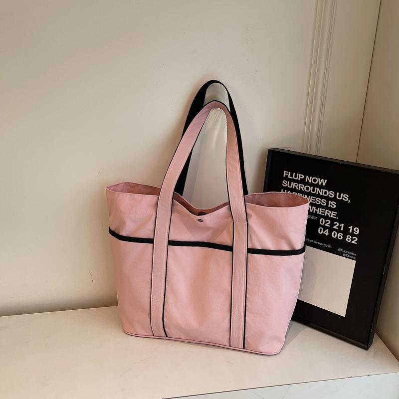 2025 new canvas bag multi-pocket handbag shoulder bag tote bag yoga bag fashion bag