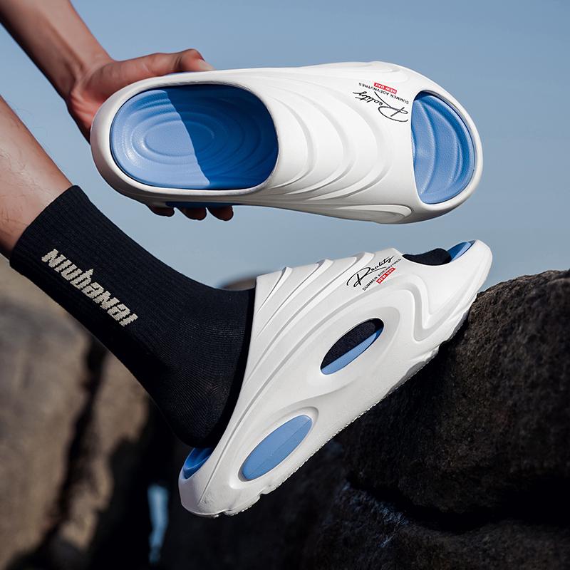 Fashion CYYTL Mens Slippers Casual Outdoor Beach Summer Shoes Sandals Walking Slides Comfort Lightweight Luxury Designer Fashion Leather