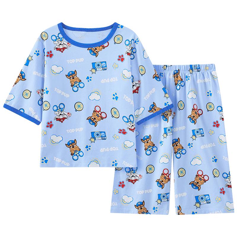 Paw Patrol Kids  Thin Cotton Blend Pajama Set 140