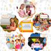 Small Fish Color Drawing Board Magnetic Writing Board Early Education Puzzle Children Graffiti Teaching Tool Drawing Board Toy