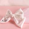 White Bride Pearl Hair Bow Veil Bridal Shower beach Photo Prop Bachelorette Hen party weekend girls trip Wedding decoration Gift