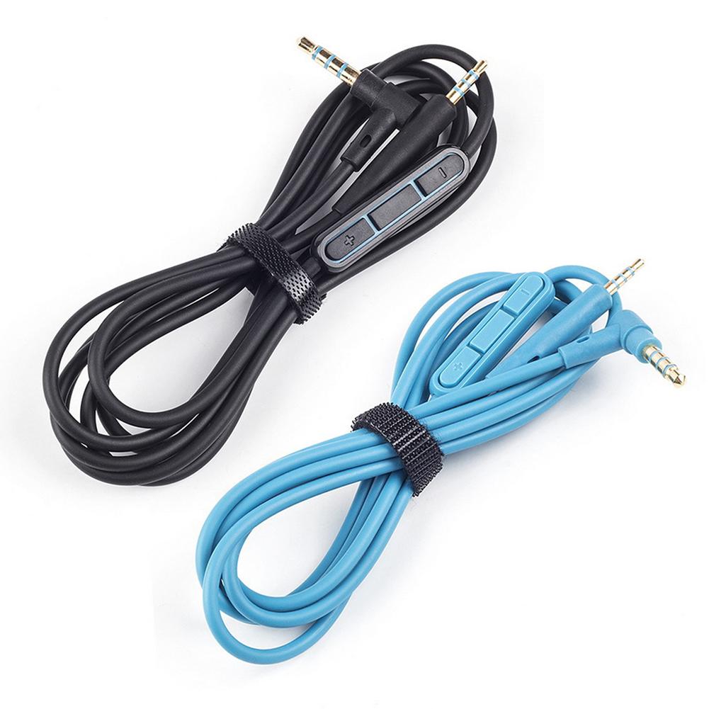 Ersatz-Audiokabel 3,5 mm auf 2,5 mm mit integrierter Mikrofon-Lautstärkeregelung Kopfhörerkabel für Bose QuietComfort QC25/QC25i