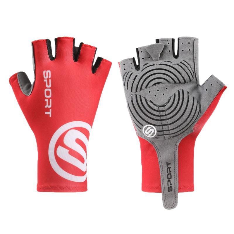 Unisex Summer Cycling Gloves: Breathable, Anti-Slip, Shock-Absorbing, Half-Finger Design for Road & Mountain Bikes