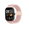 Compatible with Xiaomi Band 8/9 Pro and Redmi Watch 4/5/6: Magnetic Buckle Woven Strap