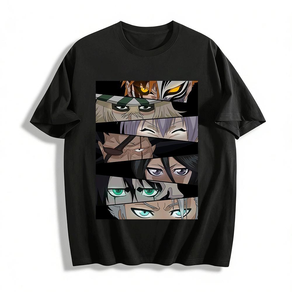 BLEACH Classic Characters Eyes Print Casual T-Shirt Pure cotton T-shirt XXS