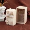 DIY Large Goddess Medusa Snake Head Candle Silicone Mold Mithus David Half Face Statue Epoxy Resin Silicone Mold Home Decor