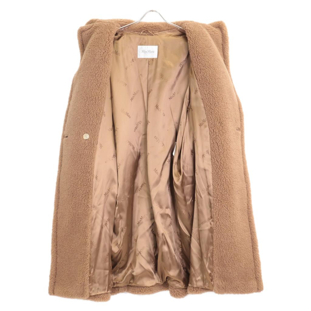 Max Mara Excellent condition, genuine Japanese product, item number 101613096, camel silk teddy bear long coat S BrownUsed