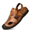 2025 New Handmade Breathable Two-wear Beach Cowhide Sandals