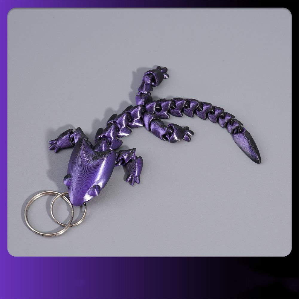 

Фиджет-игрушка Брелок Китайский Дракон 3D-печатная Сочлененная Игрушка Дракон-Ящерица Настольное Украшение Style 9