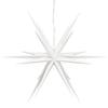 Foldable LED Christmas Star White 43 cm