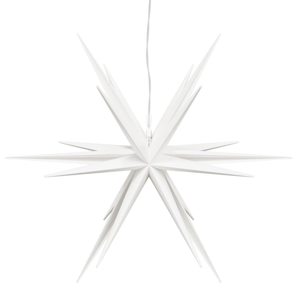 Foldable LED Christmas Star White 43 cm