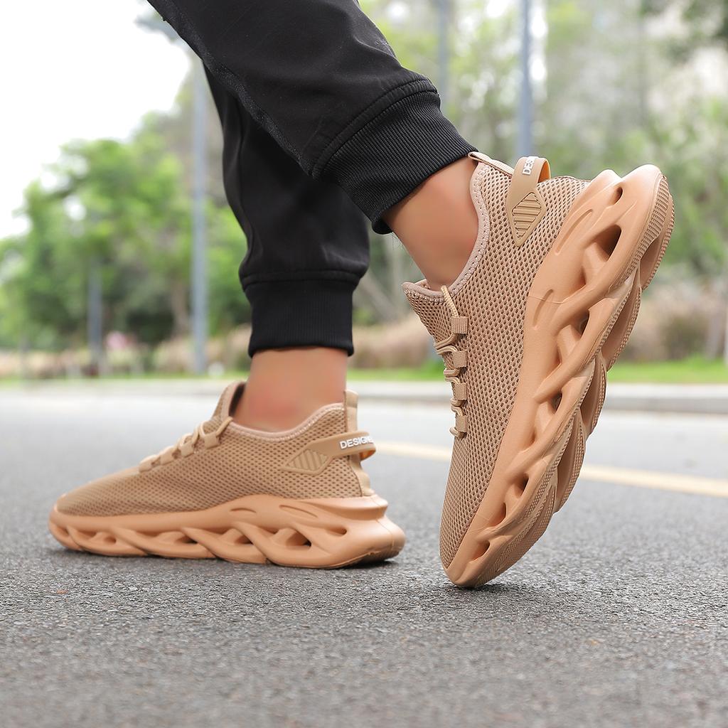 Black Men Casual Sneakers Mesh Breathable Shoes Lace Up Male Running Sport Trainers Shoes Lightweight Vulcanize Shoes Size 47