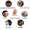Hand Greifer Silikon Finger Expander Übung Hand Grip Handgelenk Stärke Trainer Finger Exerciser Widerstand Bands Fitness
