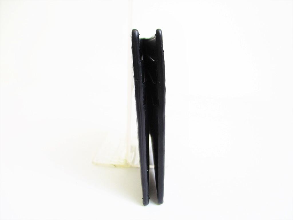 Authentic Saint Laurent Paris Black Leather Bifold Bill Wallet Purse #7924 Seller Refurbished