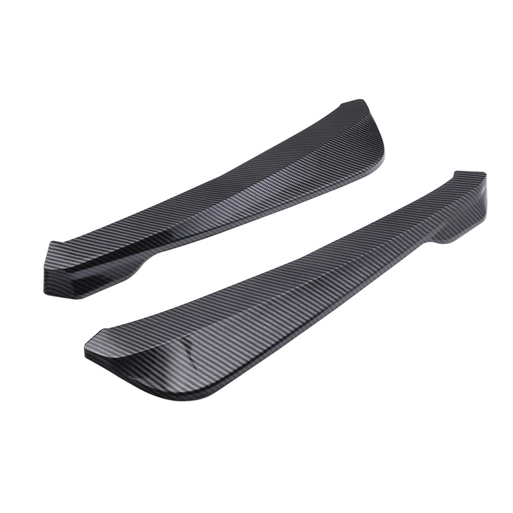 Rear Bumper Lip Splitter   Car Side  Fins Body Lip Spoiler Chin Skirt Protector, Black