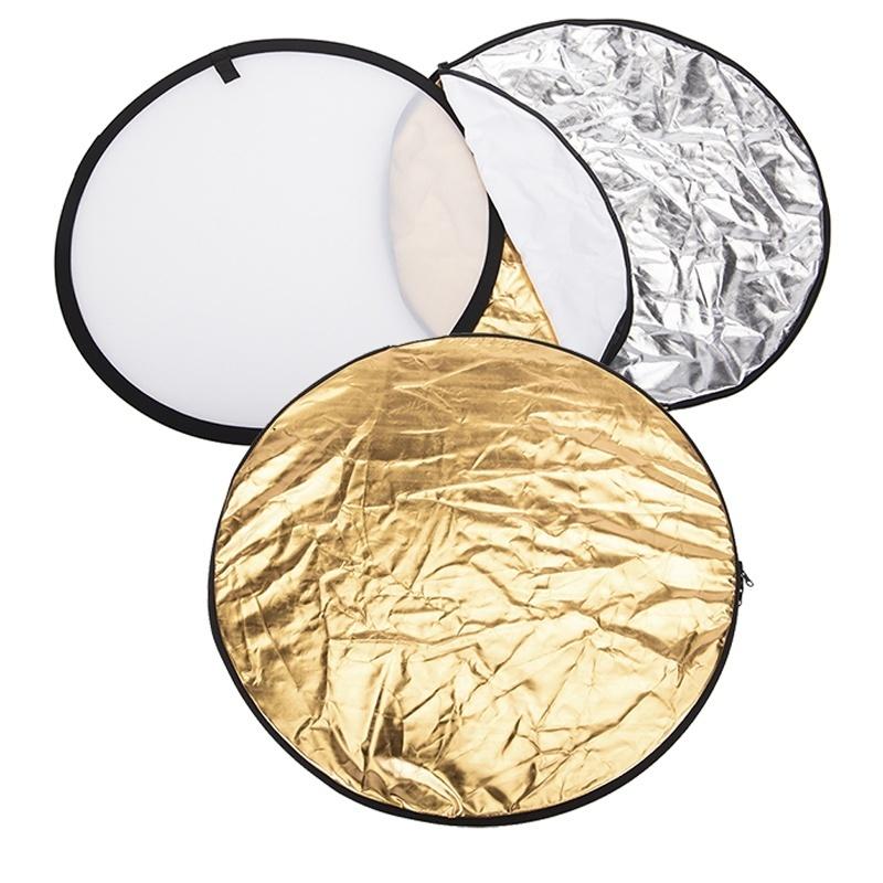 60CM/80CM/110CM 5 In 1 Photography Studio Reflector Multi Photo Collapsible Light Folding Camera Studio Multi Photo Disc