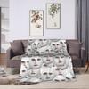 The Twilight Saga Jacob Wolf Pack Girls Muscle Blanket Fleece Portable Warm Throw Blanket for Sofa Outdoor Plush Thin Quilt