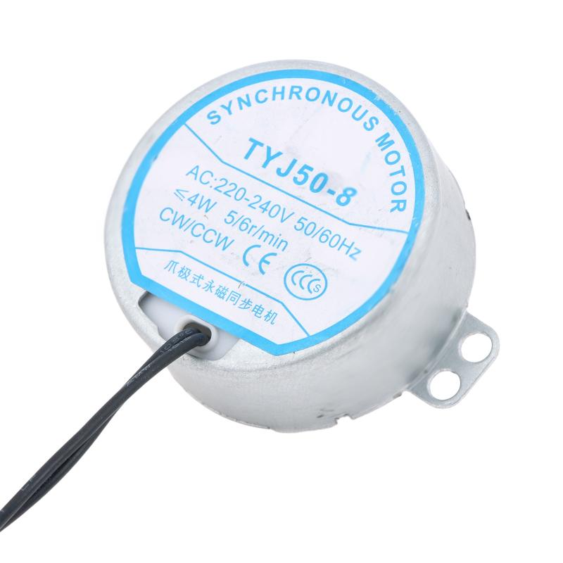 Tyj50-8 Fan Synchronous Motor Floor Fan Shaking Head Motor Oscillating Wind Motor Table Motor Slow Rotation Synchronous Motor