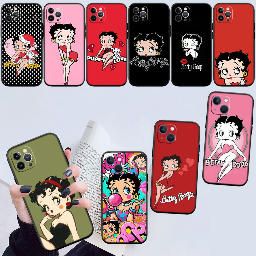 TR6 B-Bettys Art B-Boops New High-End Shell Phone Case for Redmi Note 13 14 Pro+ Plus A3 A3X 13X 13C 13R 14S 14C 14R