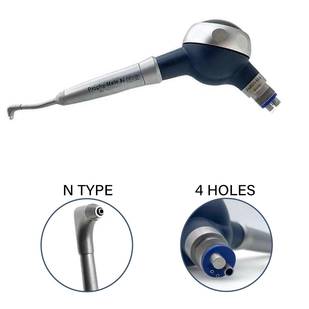 

Стоматологический наконечник - Система воздушной полировки с анти-отсосом и водяным спреем | Совместим с Prophy Jet NSK Prophy-Mate neo Стоматологический инструмент 4 holes+N