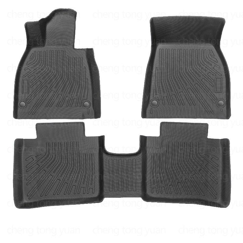 TPE Car Floor Mats,Trunk Mats,For Mercedes Benz EQS EV Sedan 2022-2025 Dirt-proof, Non-slip Car Floors, Interior Accessories