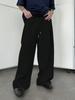 Men's Heavy Breathable Sports Jogging Pants Elastic Drawstring Waist Loose Straight Casual Trousers Thick Men's Sweater Pants