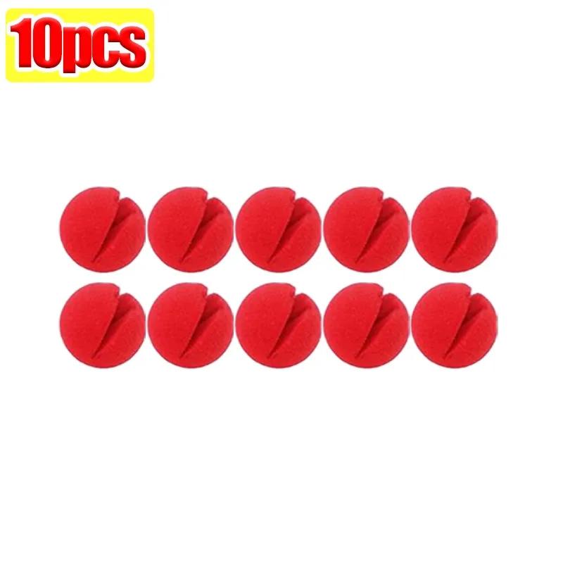 200/1 pièce Nez de Clown Rouge Bricolage Boules Éponge Mousse Accessoires Déguisement Cosplay Performance Cirque Amusante Fête Halloween Fournitures de Décoration