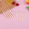 80/100PCS Disposable Catering Forks Fruit Stick Finger Food Pick Aperitif Picks Cute Dessert Party Fork Lunch