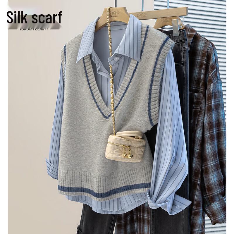 

Women s V-Neck Knit Pullover Vest L