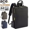 Ace Gene Surifam Damen Business-Rucksack, 13 Zoll Passform, 10581 11471, Marineblau, 26cm B x 35cm H x 9cm T