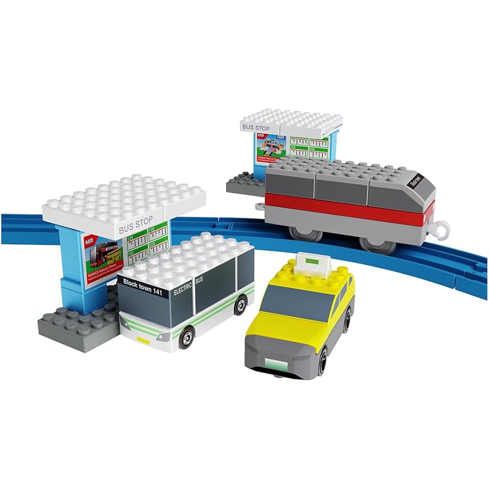 

Takara Tomy Tomica Plarail Block EV Mobility Set Toy for Ages 3 and Up
