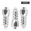 Elerose 100PCS 12mm Snow Anti Skid Tire Stud Screw Tire Spike Tire Car/Truck/ATV