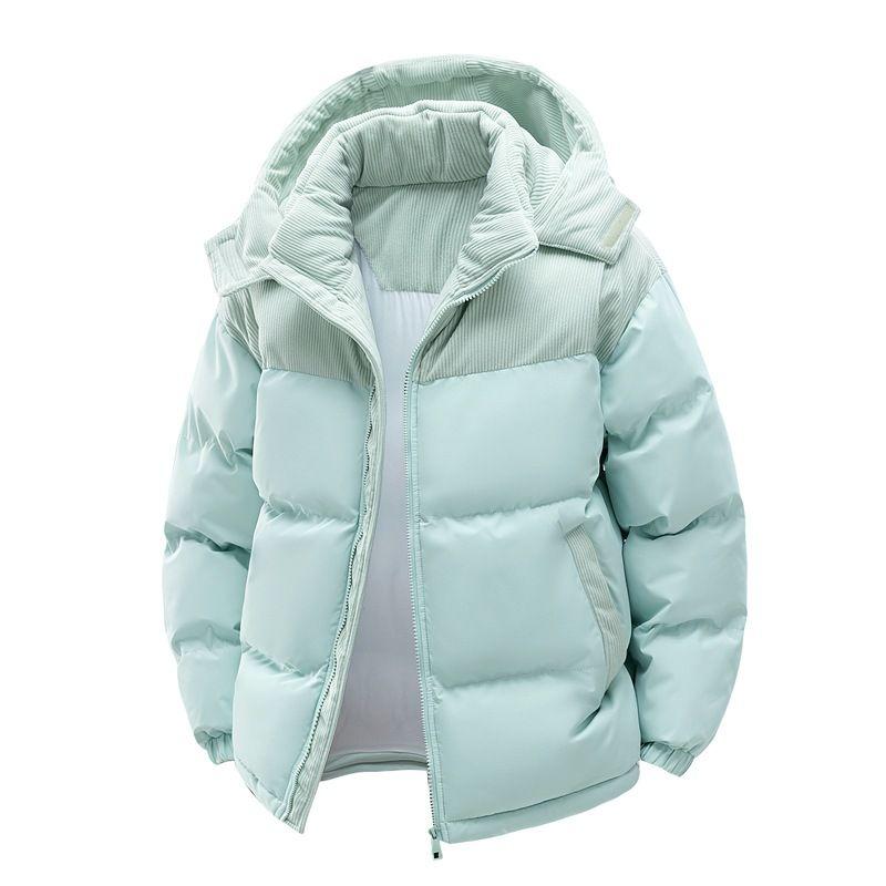 Men's Winter Thick Warm and Cold Resistant Jacket, Youth Design, Loose and Detachable Hat Jacket