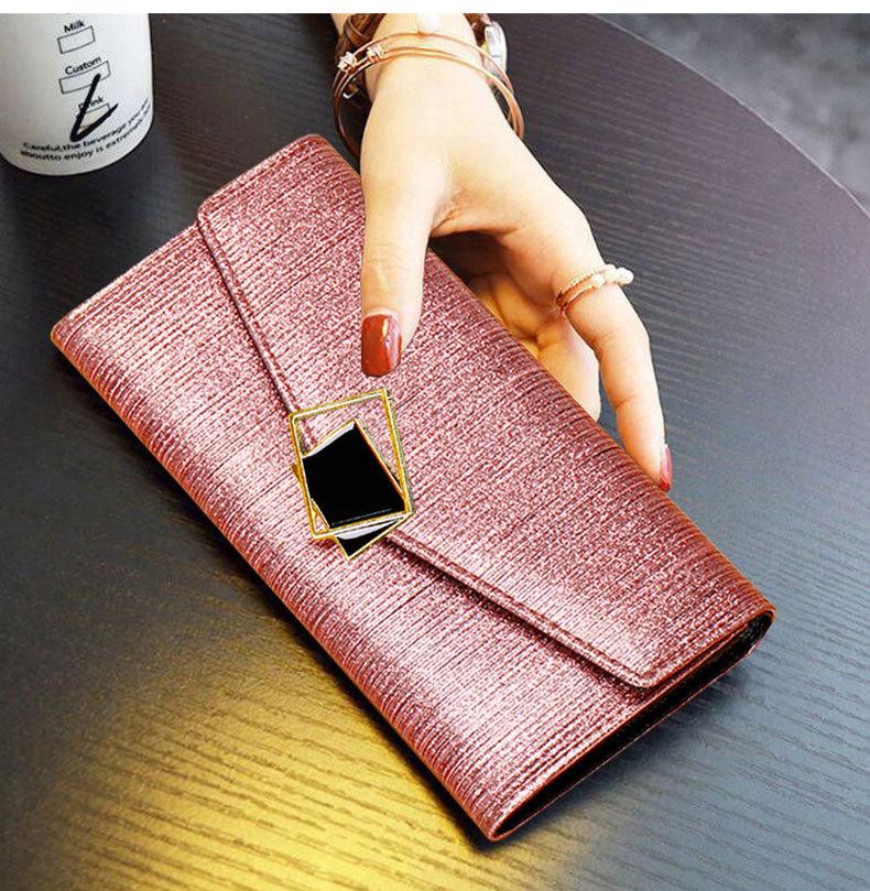 Portefeuille Long en Cuir Véritable pour Femme 2025 - Haut de Gamme, Design Exquis, Simple et Luxueux Fermeture Éclair Cuir de Vache