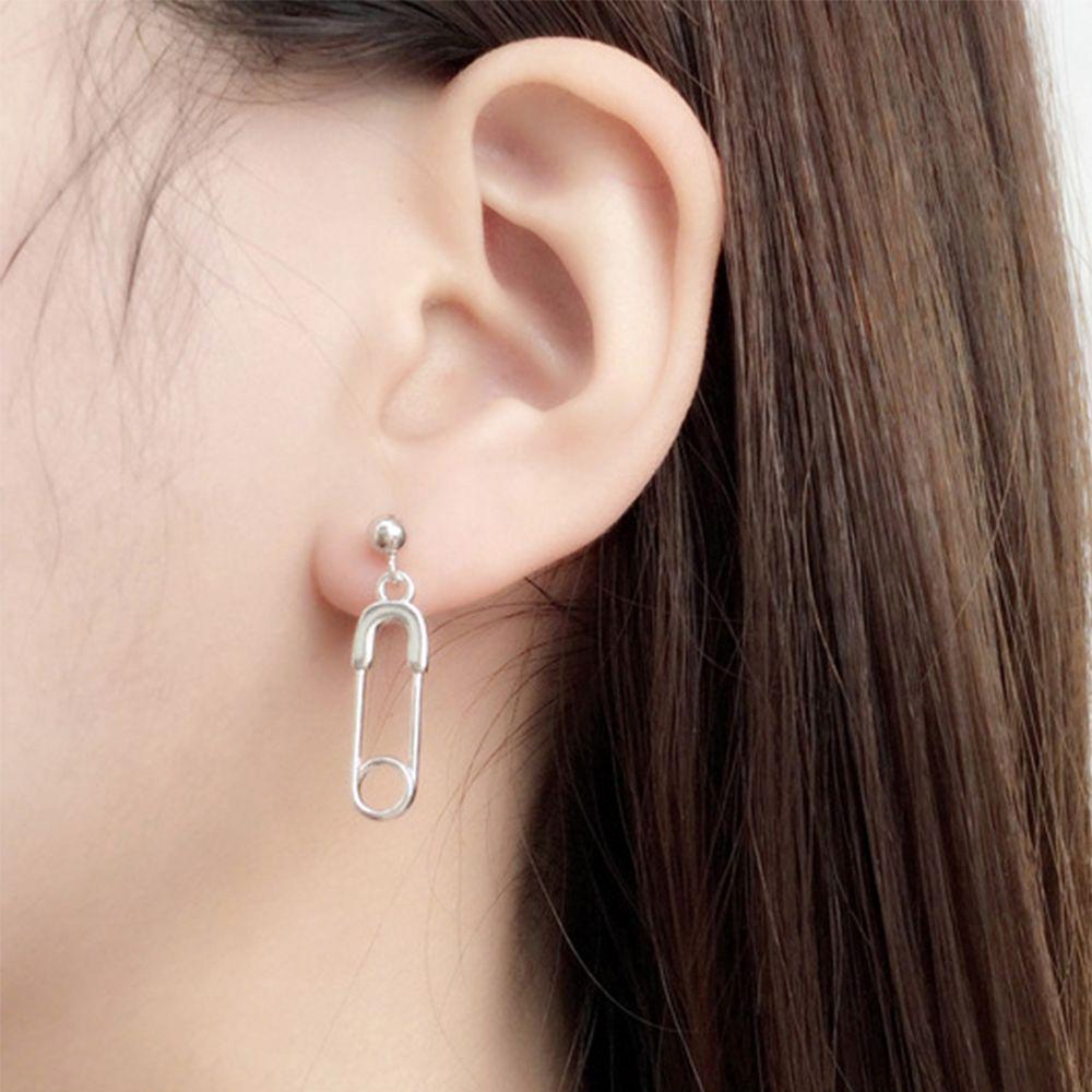 Creative Alloy Women Girl Earring Fashion Jewelry Paper Clip Drop Earring Creative Alloy Women Girl Earring Fashion Jewelry Paper Clip Drop Earring