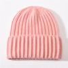 New rabbit velvet thickened warm wool hat men's and women's knitted pullover hat autumn and winter windproof ear protection hat
