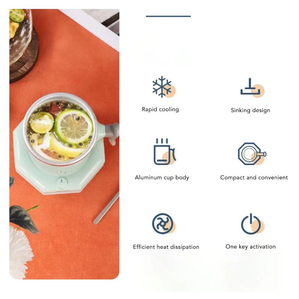 Heating and Cooling Dual-purpose Quick-cooling Cup 420ML Frozen Water Cup  Dormitory