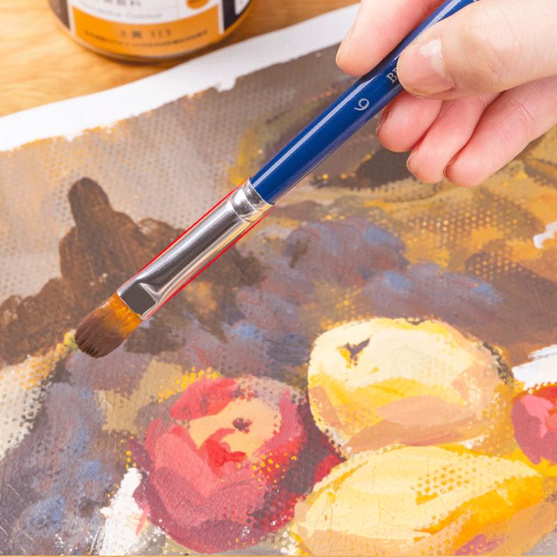 4 Pieces/set, Complete Set of Watercolor Pens, Art Specific, Bristle Brush, One Set, Acrylic Oil Painting Brush, Painting Tools, Creative Painting