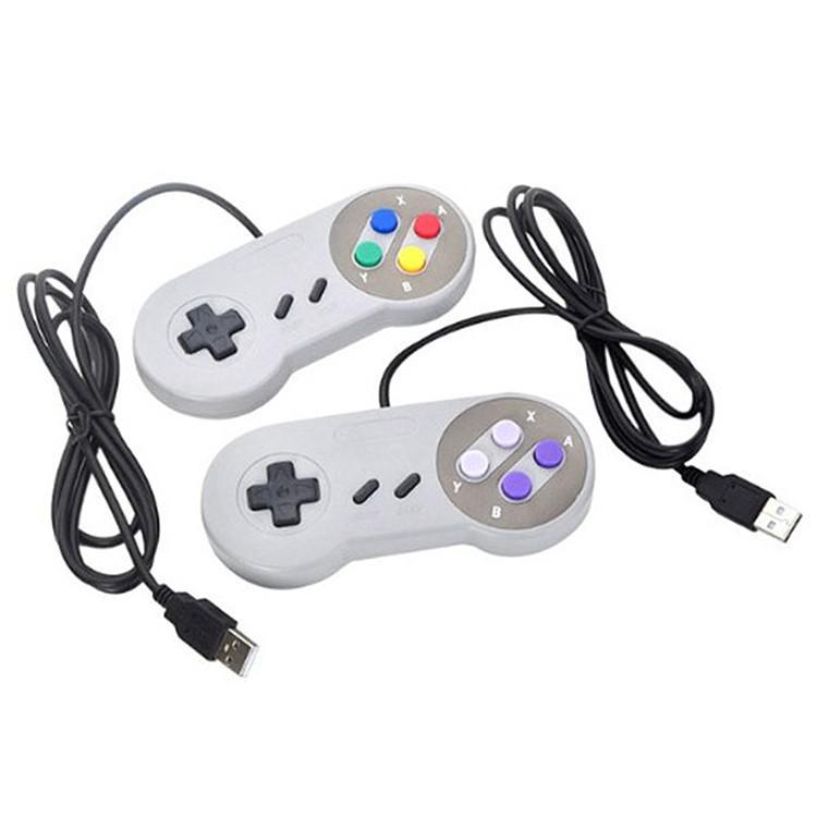 Super Famicom SNES USB Kabelgebundener Gaming-Controller für PC