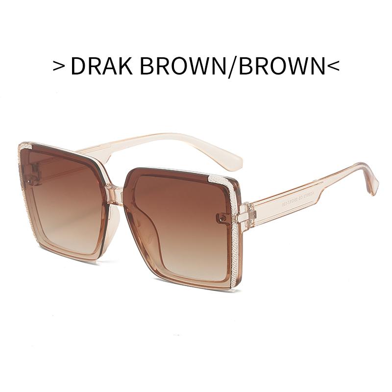 

Большие квадратные солнцезащитные очки Европа и США Модный тренд Индивидуальность Сетевые знаменитости Женские солнцезащитные очки Подарок Футляр для очков