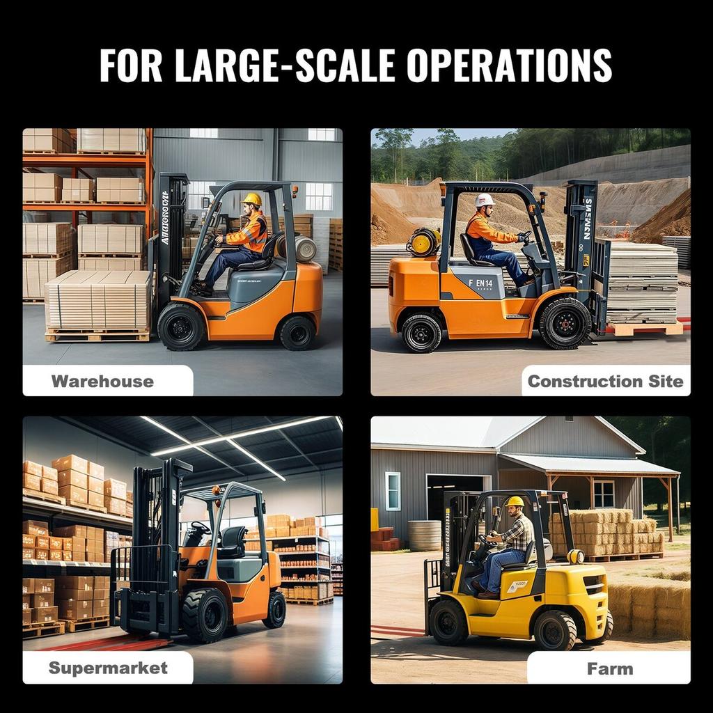 Pallet Fork Extensions, 82" Length 4.5" Width, Heavy Duty Carbon Steel Fork Extensions for Forklifts, 1 Pair Forklift Extensions with Pins, Forklift