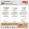 Ruhan Ceramic Embossed Dinnerware Set