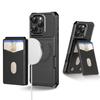 Detachable Wallet Case for iPhone 16e 16 15 14 Plus 13 12 11 Pro Max XR, Magnetic Wireless Charging, Shockproof Flip Card Holder